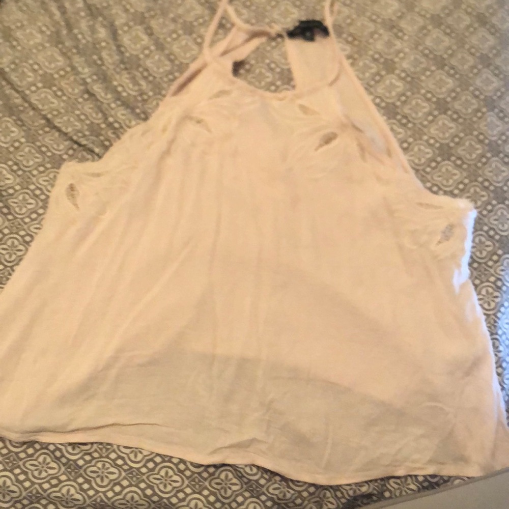 Baby pink crop top